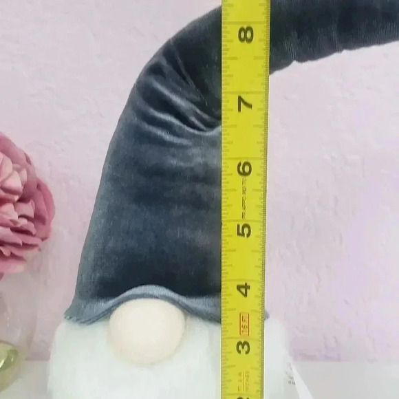 Christmas Gnome Light Up Base - Blue/Gray Hat - Picture 4 of 5